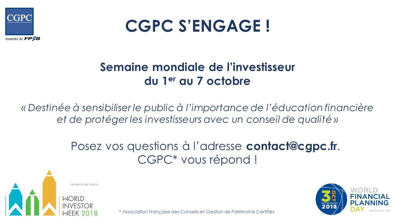 SEMAINE INVESTISSEUR 2018