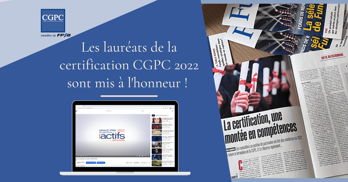 Les Laureats De La Certification CGPC 2022 Sont Mis A Lhonneur  